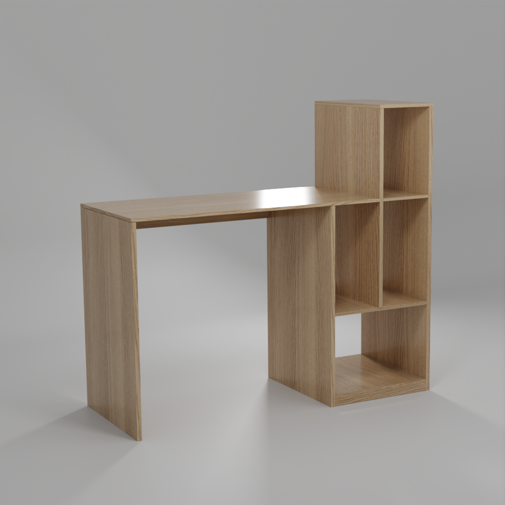 NEUDOT Engineered Wood Study Table