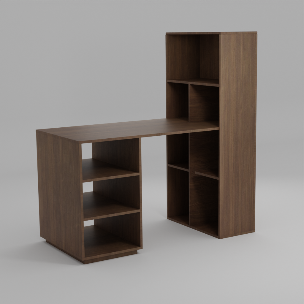 The Wisdom Workspace  Writing Table in Frosty White Finished