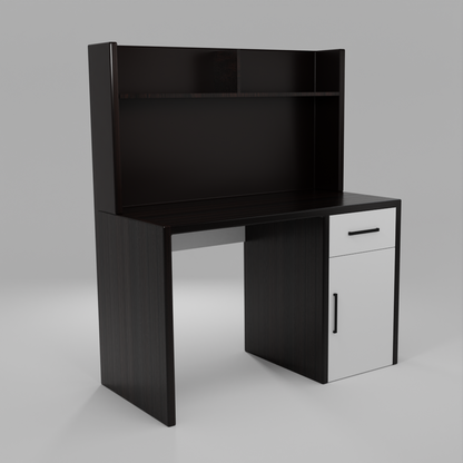 Brook Engineered Wood Study Table Darkwood finished wood