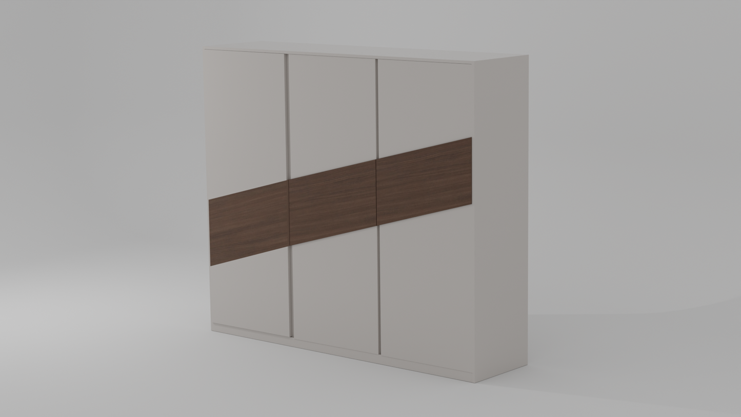 CleanLine three door Wardrobe