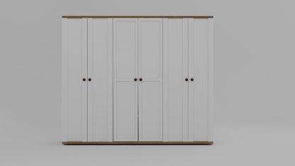 Mystique four door particle wood finish