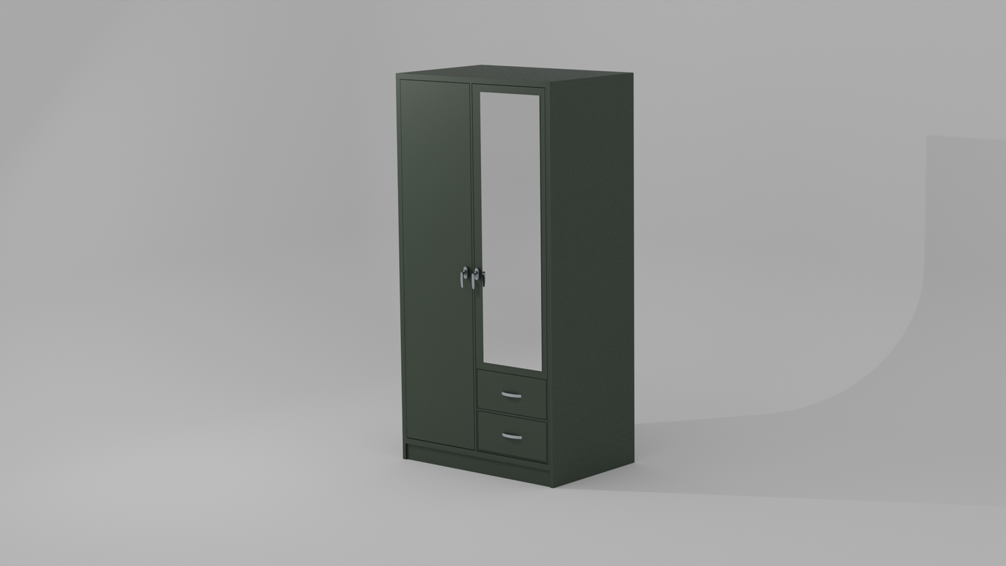 The Onyx Enclosure wardrobe in blue color