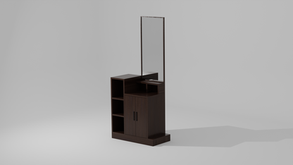 The Heirloom Dressing Table with a wood finish