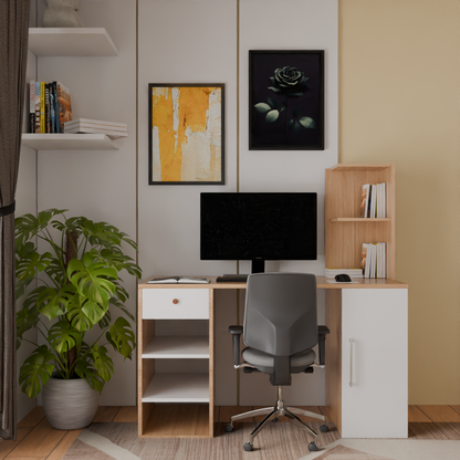 Noel Dual Tone  Writing Table Engineered Wood
