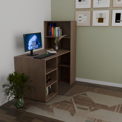 The Wisdom Workspace  Writing Table in Frosty White Finished
