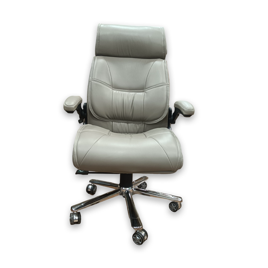 creamy white office chair 